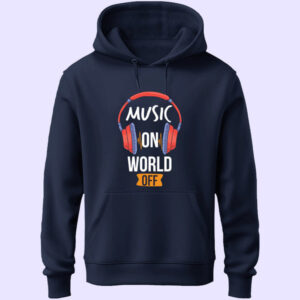 Music On World Off Unisex Hoodie