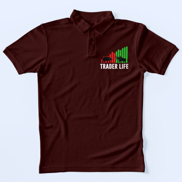 Trader_Life_Polo_Maroon