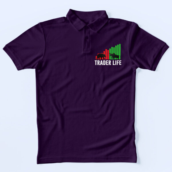 Trader_Life_Polo_Purple