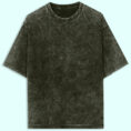acid_oversized_Plain_Olive_Green
