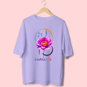 Namaste (Front Print) Oversized T-Shirt