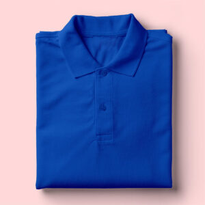 Polo T-Shirt: Royal Blue Half Sleeve