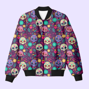 Sugar Skull Bomber Jacket