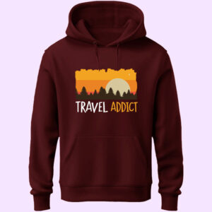Travel Addict Unisex Hoodie
