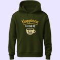 HappinessIsaCupofTeaOliveGreen