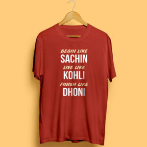Sachin. Kohli. Dhoni Half Sleeve T-Shirt